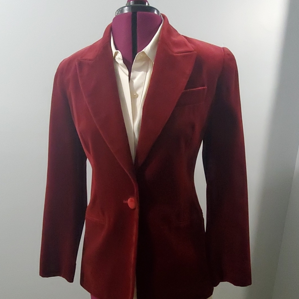 NWOT Vintage Express velvet jacket Size 1/2